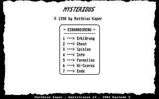 Mysterious atari screenshot